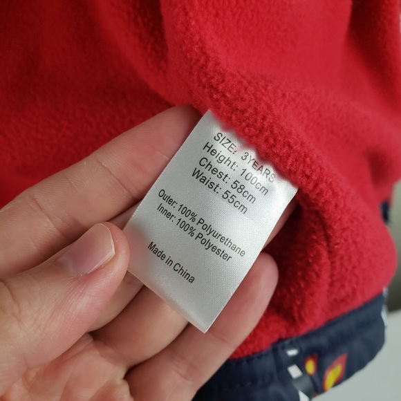 Korango Rain Jacket Rocket Spaceship Unisex Size 3Y - Picture 5 of 8